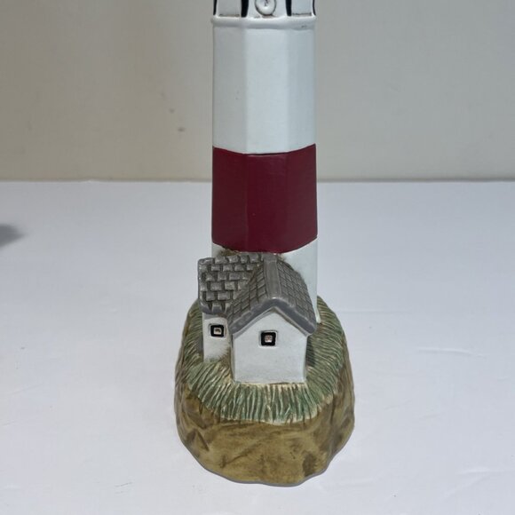 Geo Z Lefton Montauk Lighthouse Figurine Musical Ebb Tide 01425 Vintage 1994 - Picture 6 of 11